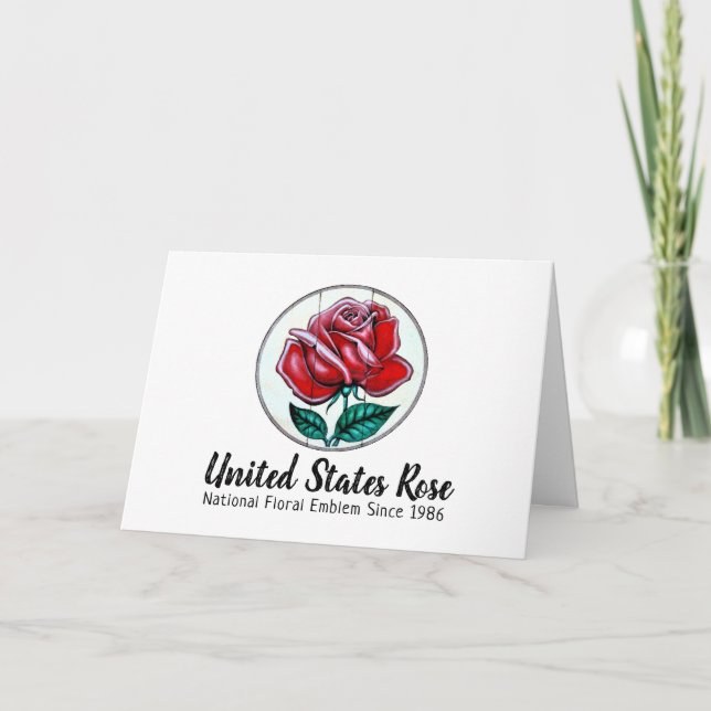 Cartão Rosa dos Estados Unidos (Frente)