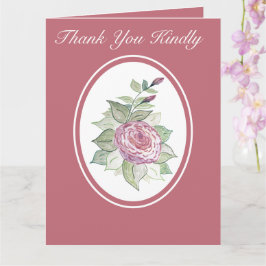 Cartão Rosa Floral
