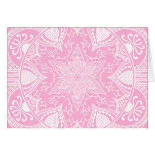 Cartão Rosa Mandala