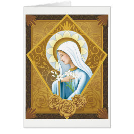 Cartão Rosa místico