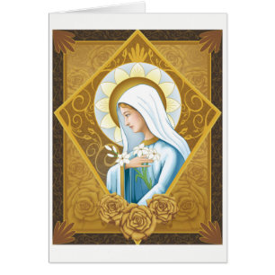 Cartão Rosa místico