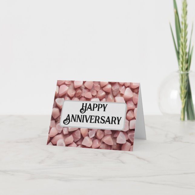 Cartão Rosa Quartz (Frente)