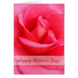 Cartão Rosa Rosa Rosa dia de as mães