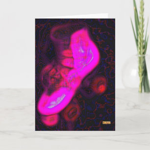 Cartão Rosa skate