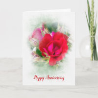 Rosa vermelha de aniversário
