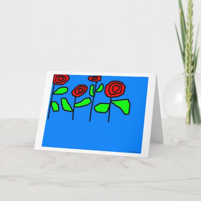 Cartão Rosas (Frente)