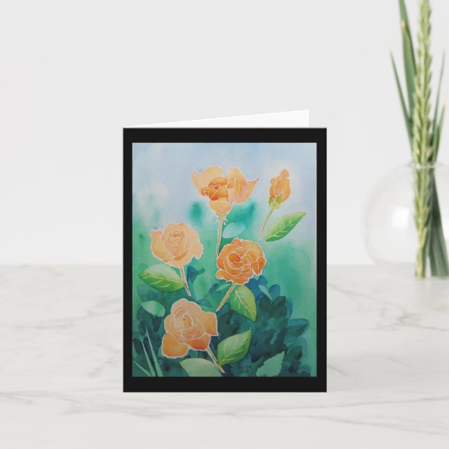 Cartão Rosas (Frente)