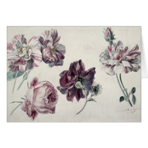 Cartão Rosas de Alma-Tadema