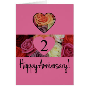 Cartão Rosas de aniversário de segundos felizes