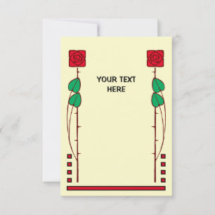 Cartão Rosas De Estilo De Artes E Artesanato