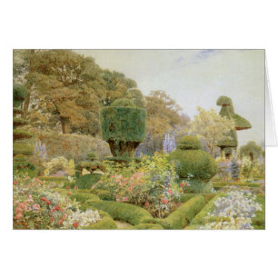 Cartão Rosas e Pinks por Elgood, Vintage English Garden