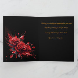 Cartão Rosas em Bloom - Aniversário Elegante