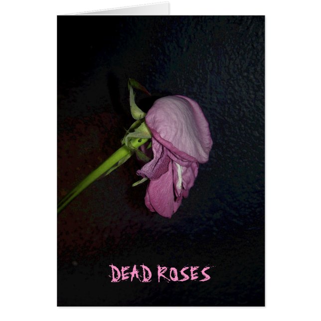 Cartão Rosas inoperantes: A flor está fora da flor, bebê (Frente)