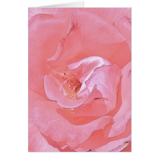 Cartão Rosas Rosa (Frente)