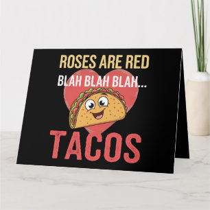 Cartão Rosas São Vermelhas Blah Tacos Dia Dos Namorados C