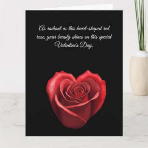 Cartão Rosas Vermelhas em Coração Dia dos Namorados-