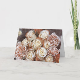 Cartão Rosas Vintage