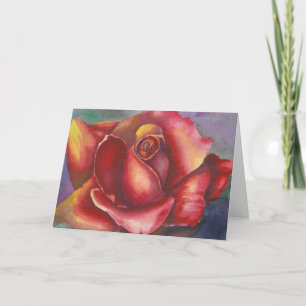Cartão Rose (Blank inside)