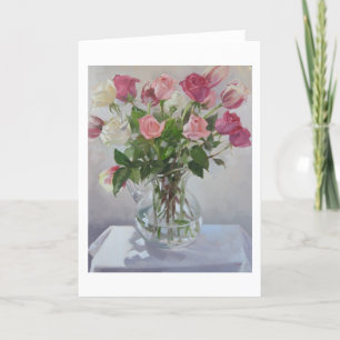 Cartão "Rose Bouquet" Blank Greeting Card