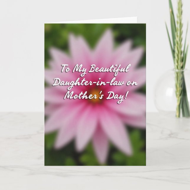 Cartão Roseate Mothers Day Daughter Card (Frente)