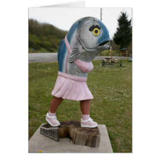 Cartão Rosie a mulher dos peixes