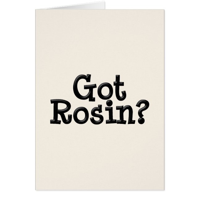 Cartão RosinGotHat (Frente)