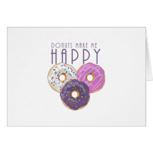 Cartão Rosquinha me faz feliz
