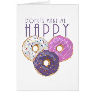 Cartão Rosquinha me faz feliz