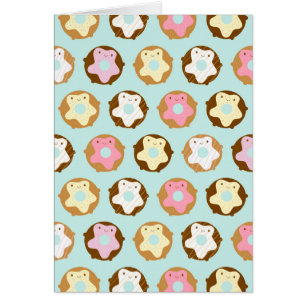 Cartão Rosquinhas de Kawaii