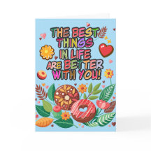 Rosquinhas e flores do Dia de os namorados de sala