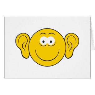 Cartão Rosto de Grandes Orelhas