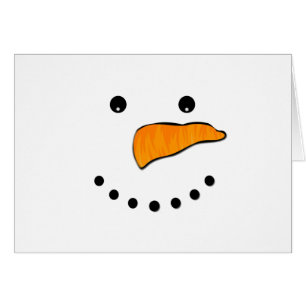 Cartão Rosto de Neve