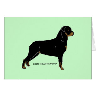 Cartão Rottweiler