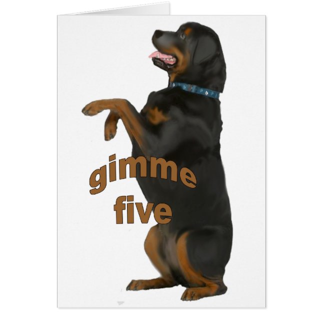 Cartão rottweiler_bege (Frente)