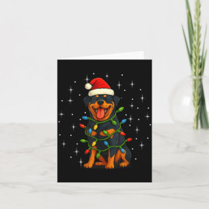 Cartão Rottweiler Cão Natal Pj Pijama Homens Mulheres Pjs