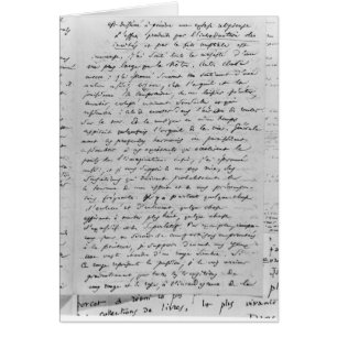 Cartão Rotule Richard Wagner ao 17 de fevereiro de 1860