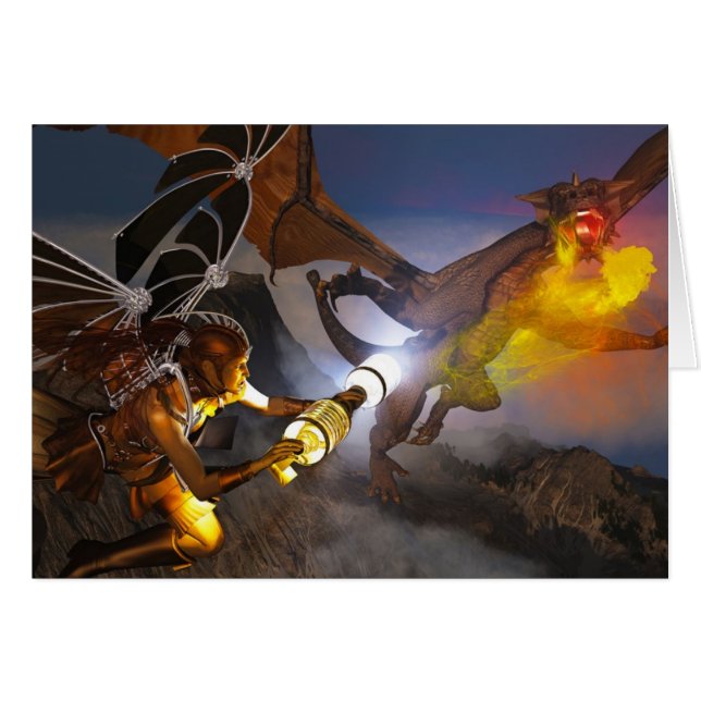 Cartão Roubando o fogo (Frente Horizontal)