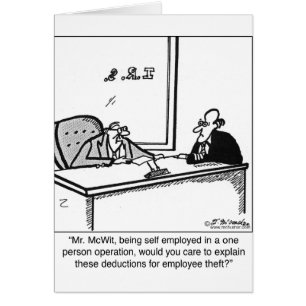 Cartão Roubo independente & do empregado