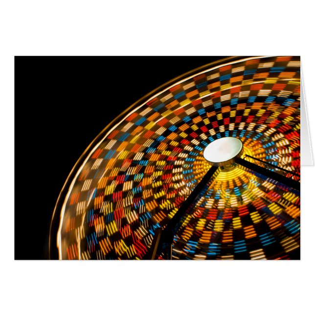 Cartão Roulette Ferris Wheel (Frente horizontal)