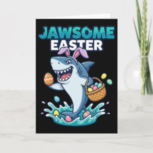 Cartão Roupa de criança Jawsome Happy Bunny Egg Hunt