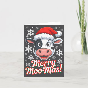 Cartão Roupa de Natal de Animais da Fazenda de desenho an
