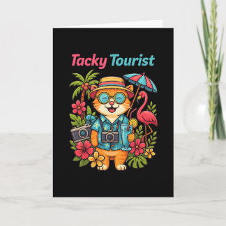 Cartão Roupa de Turista Brega de Férias Fantasia de Cruze