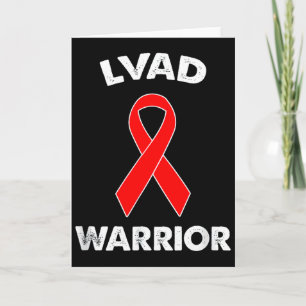 Cartão Roupa do Dia da Fita Vermelha Lvad Warriortee