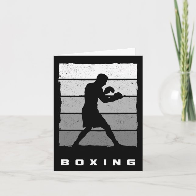Cartão Roupa in a box - Boxer Boxing 1 (Frente)