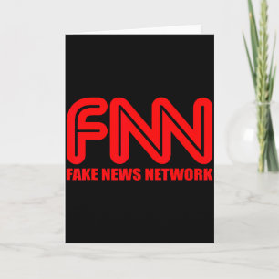 Cartão Roupas da Fnn Fake News Network Presente Divertido