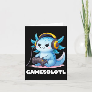 Cartão Roupas de Anime Gamesolotl Axolotl Meninos 10-12 C