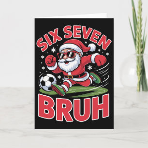 Cartão Roupas de Natal engraçadas 67 Meme Bruh Futebol Pa