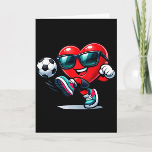 Cartão Roupas de Presentes Engraçados de Coração Jogando 