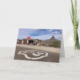 Cartão route 66 greeting card (blank inside)