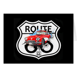 Cartão Route 66 life style love the freedom